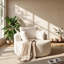 Fauteuil-lit en velours côtelé Aurelia l 58 po x P 55 po x H 28,3 po Aurelia