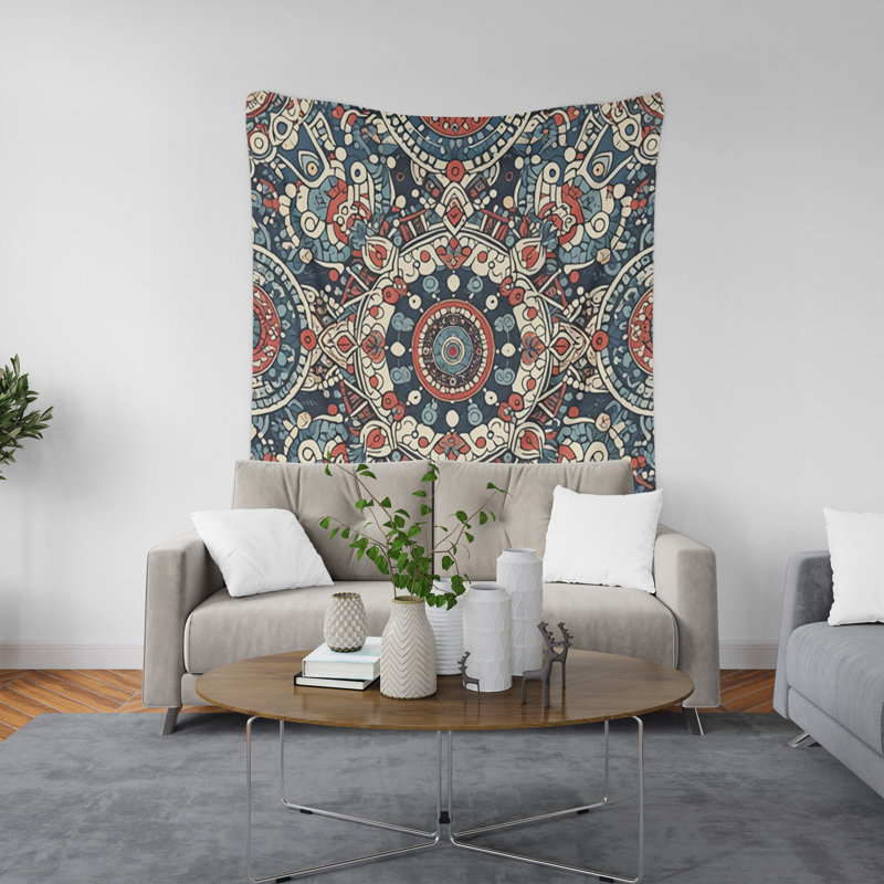 Tapisserie murale, H 80 po x l 68 po x P 0,8 po
