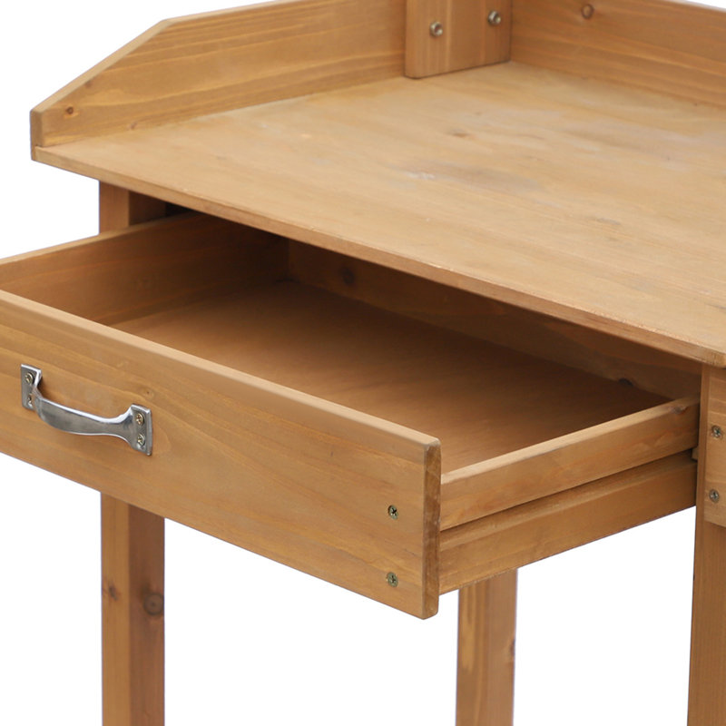 Aided Fir Wood Potting Bench