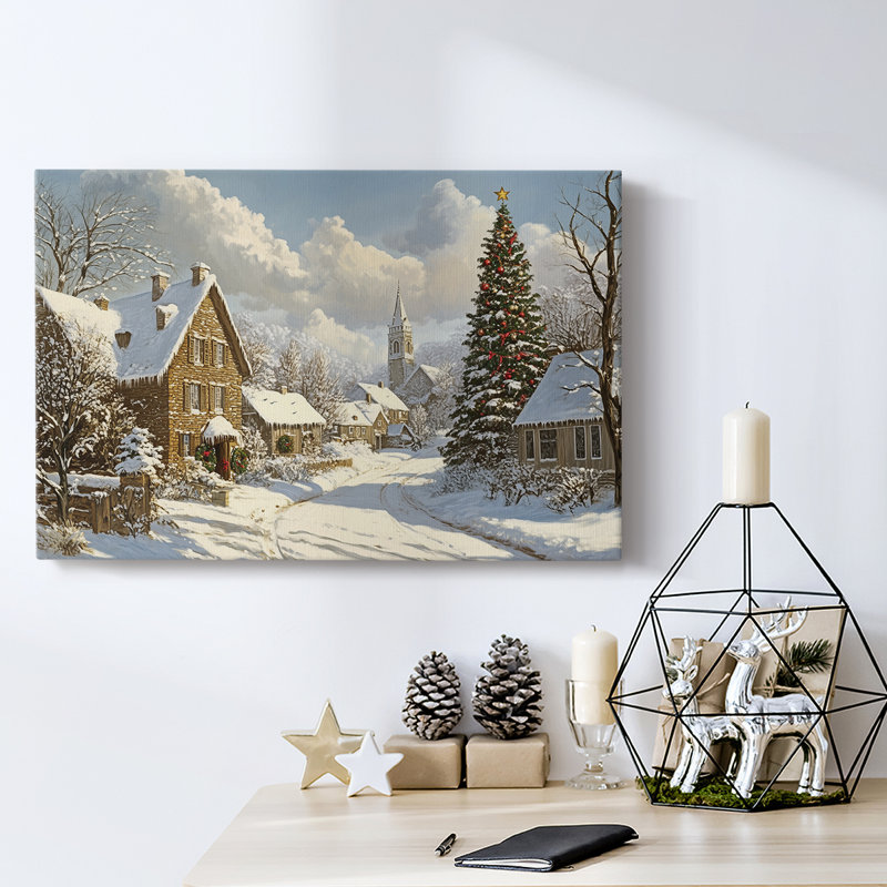 Christmas Holiday Arts - Gallery Wrapped Canvas, 24" H x 36" W