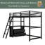 Lit mezzanine simple avec tiroirs Adetola Kids-1155037391