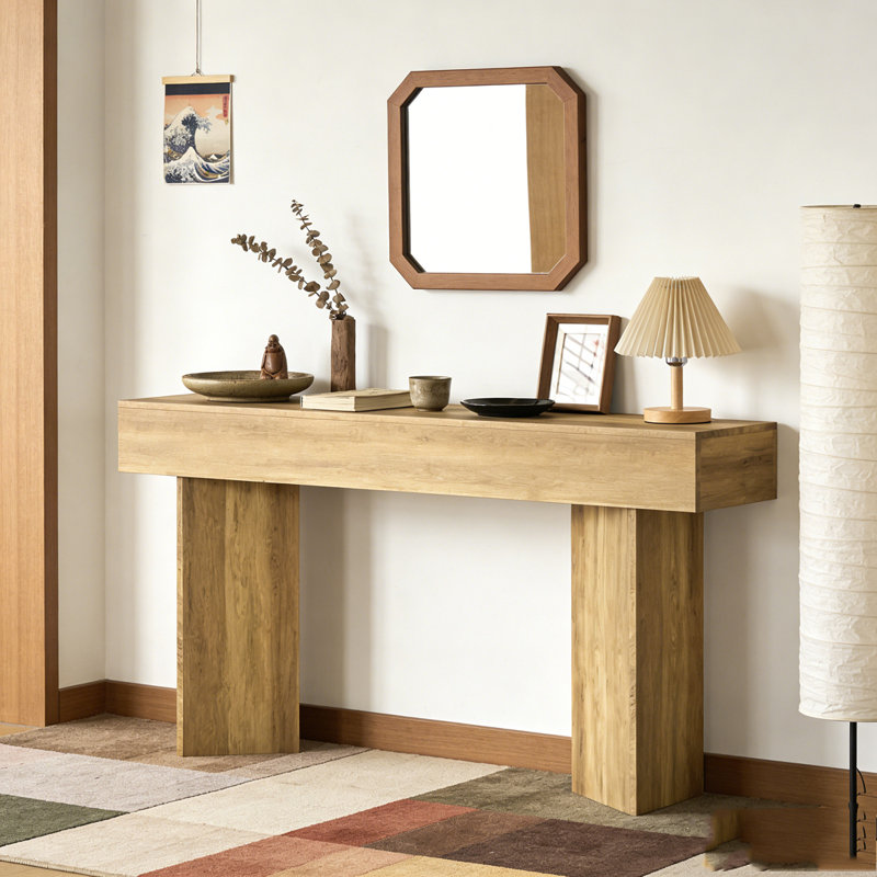 Rustic Side Table,Compact Console Table