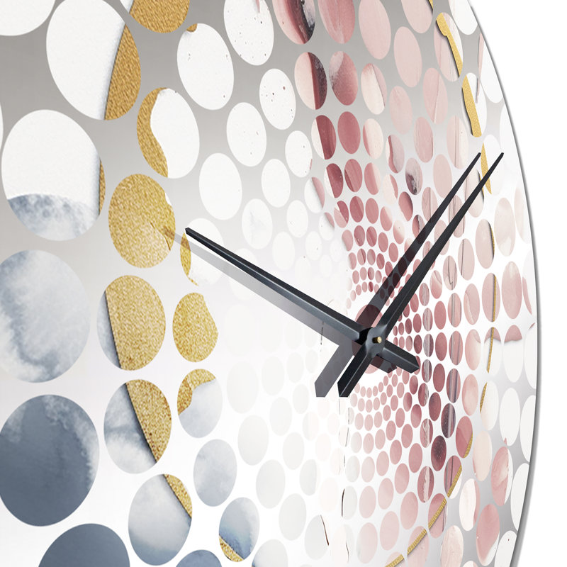 Lyndley - Abstract Marble Wall Clock, Small