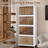 4-Tier Foldable Storage Bins with Lid Front Magnetic Door Collapsible Stackable Closet Organizer Containers with 4Pcs 360° Rotatable Wheels