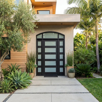 Iron Prehung Front Entry Door