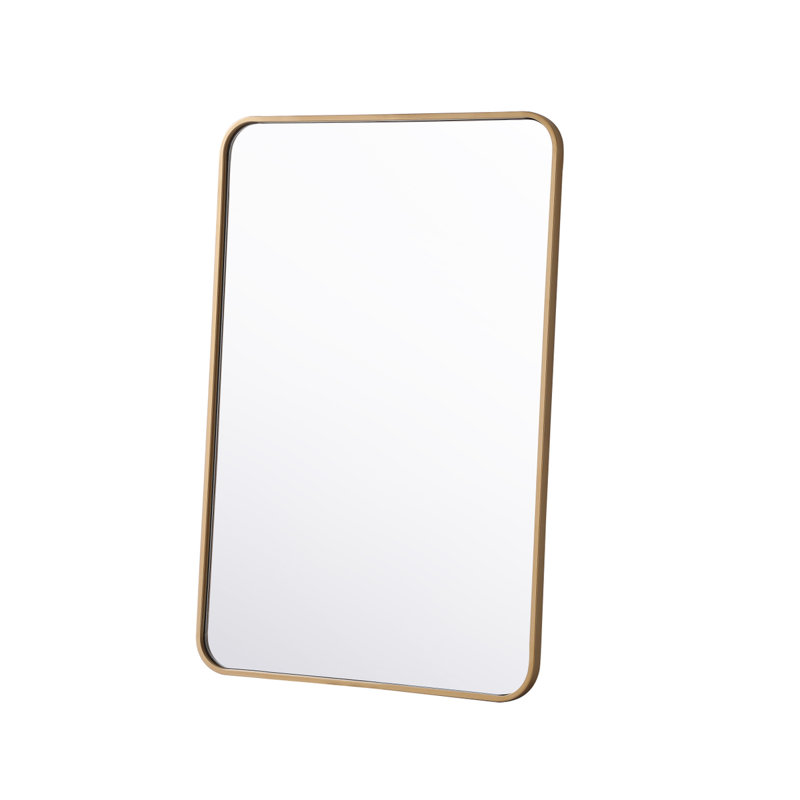 Miroir mural Sabine, Laiton, 36 po x 24 po