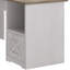 Bureau d'ordinateur en L 59 po avec tiroirs et prises de courant, bureau de direction-1841033987