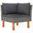 Brause 23.6" Wide Eucalyptus Square Patio Sectional Set with Cushions-1564696553-1591526295-1591526285
