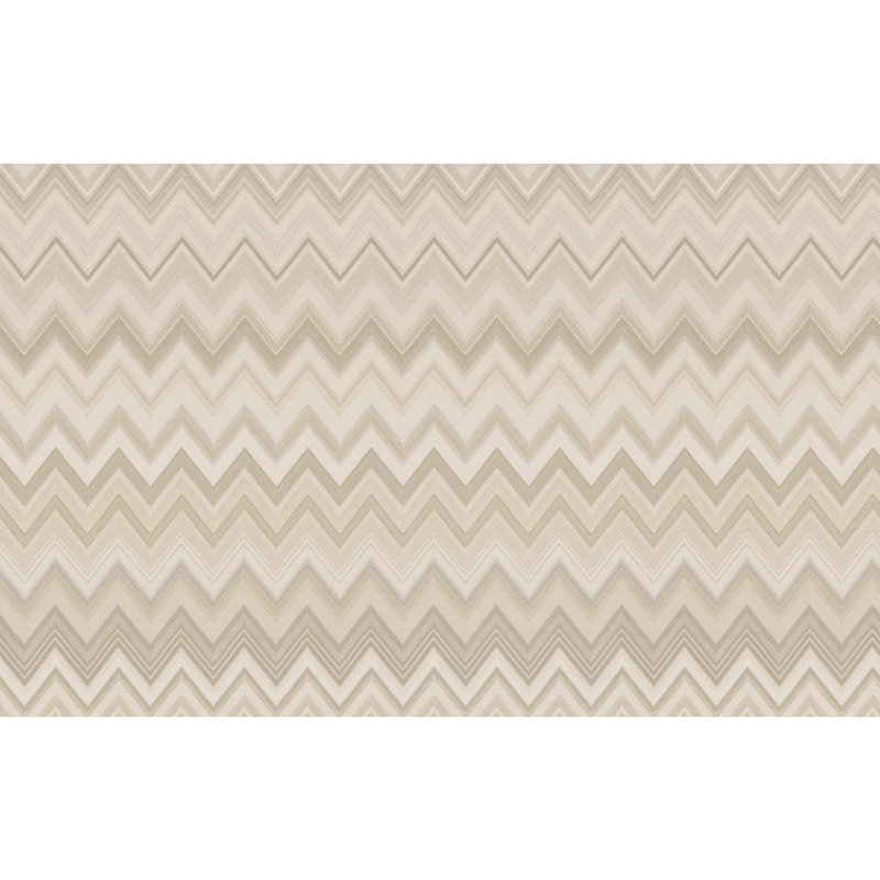 Double rouleau Missoni 4 Happy Zig Zag, Neutre