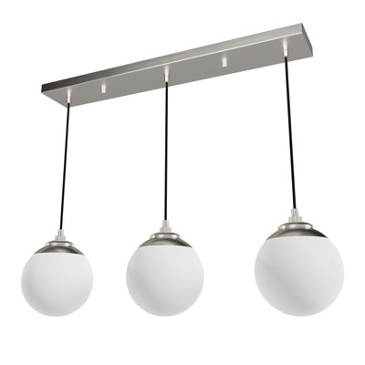 Luminaire suspendu linéaire à 3 lumières Hepburn