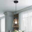 Luminaire suspendu simple géométrique 1 lumière Olajawon (1 ensemble)
