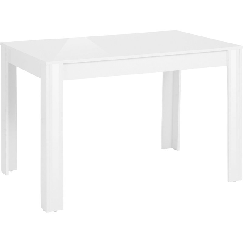 Bobbyetta Dining Table, White, H 75 x L 120 x W 80 cm