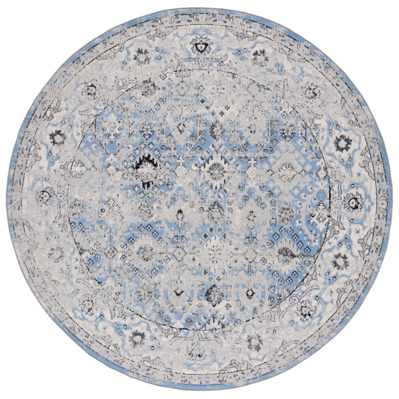 Odyssey Performance Oriental Rug, Round 6'7"