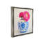 "Cadre fleuri et vase flottant rose" sur-605138003-605138000