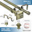 Tringle à rideaux double Cottman Drapery-587647177-587647176