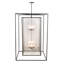 Luminaire suspendu carré 8 lumières