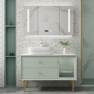 Modern light luxury bathroom cabinet