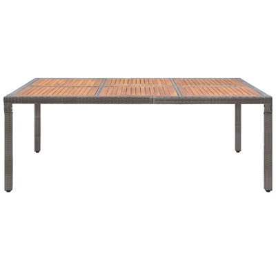 Morsun Rectangular Wood Outdoor Dining Table , 200cm cm W 150cm cm D