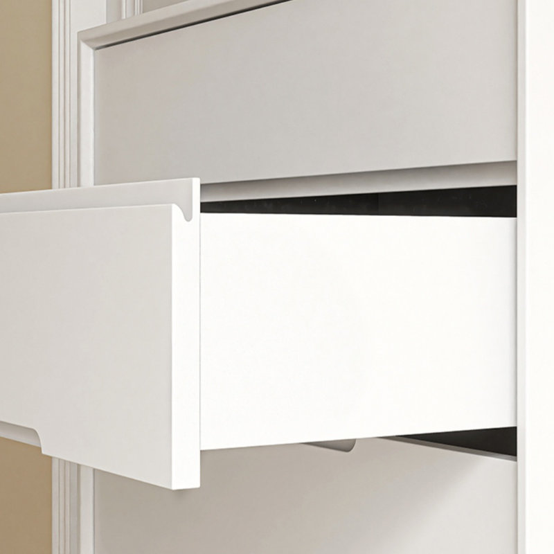 Bedroom Simple Cherry Wood Entryway Cabinet Accent Chest