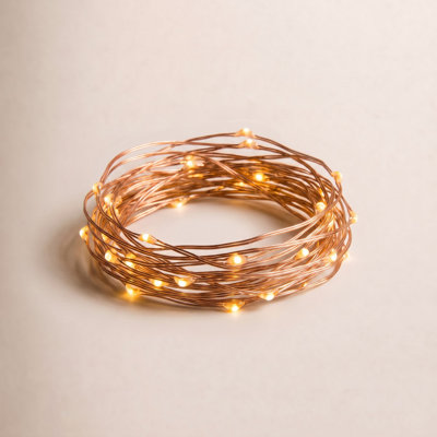 20' Battery-Operated Warm White Micro Lights