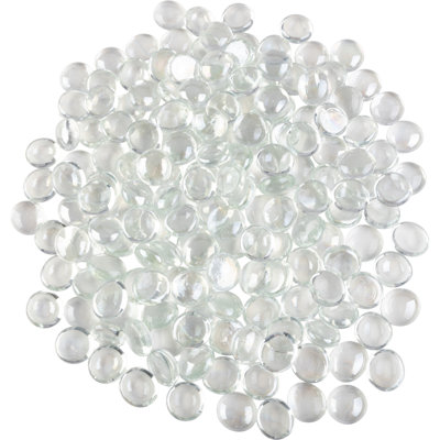 Roches en verre pour foyer d'extérieur 10 lb Kortlynn - billes de verre 3/4 po