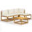 5 Piece Patio Lounge Set with Cushions-717310167