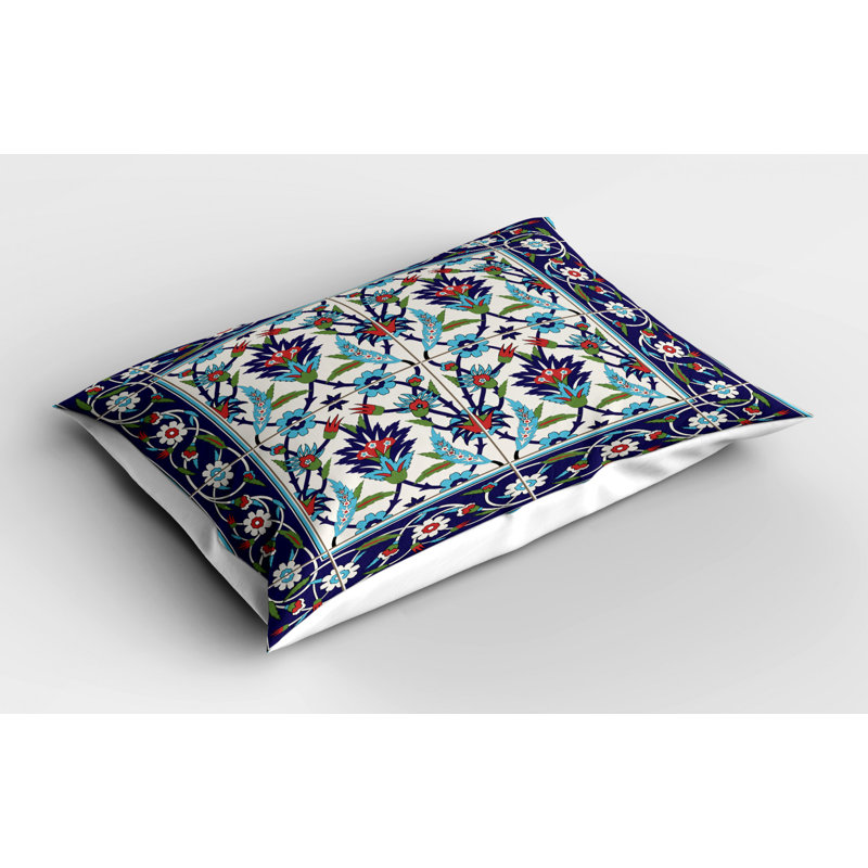 Polyester Floral Sham Set, King