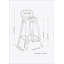 Tabouret de comptoir 24 po (ensemble de 2)-1737887219