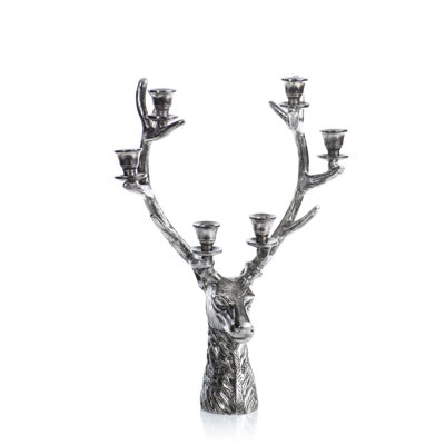 Metal Tabletop Candelabra