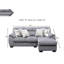 Canapé modulaire rembourré 2 pièces Almaak-1762847771-1774676311