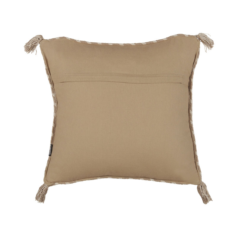 ERIGERON Beige Square Cushion