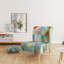 Fauteuil de chambre rembourré Modern Patchwork-135417453
