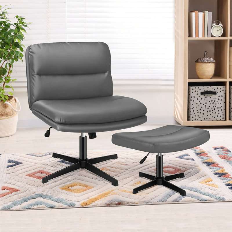 17 Stories Taiton Office Chair, Grey