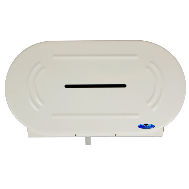 Distributeur de papier hygiénique simple jumbo, Blanc