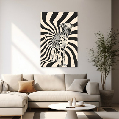 Art hypnotique dalmatien abstrait contemporain