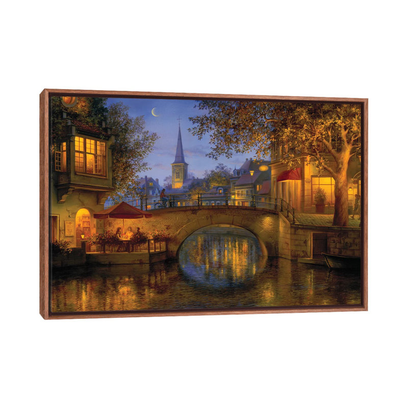 «Twilight Reflections» - reproduction de photo, H 18 po x l 26 po x P 1,5 po, Cadre bois classique