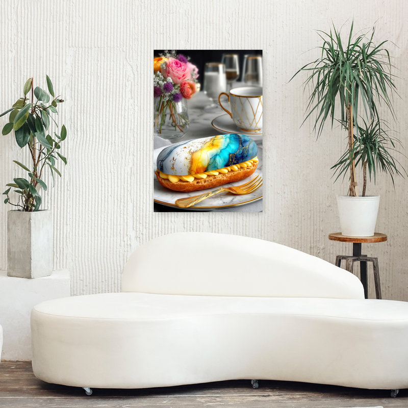 Art mural artistique Eclair Tea Time, 36" H x 24" W