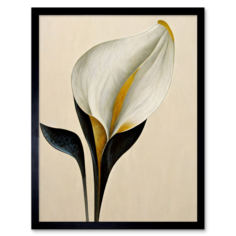 Elegant Modern Calla Lily - Single Picture Frame Print