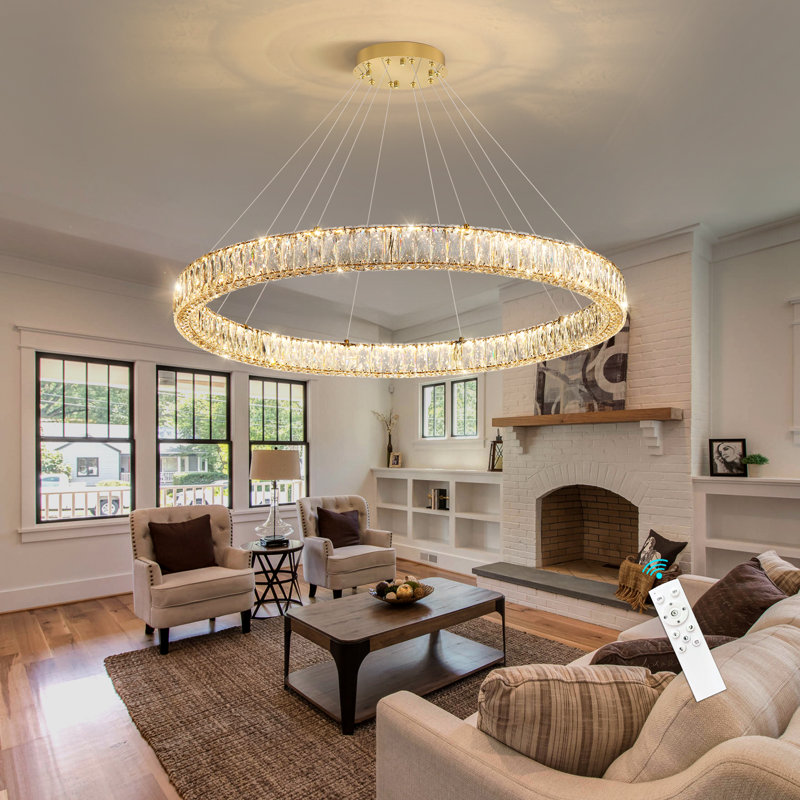 Lustre moderne Glam, Doré