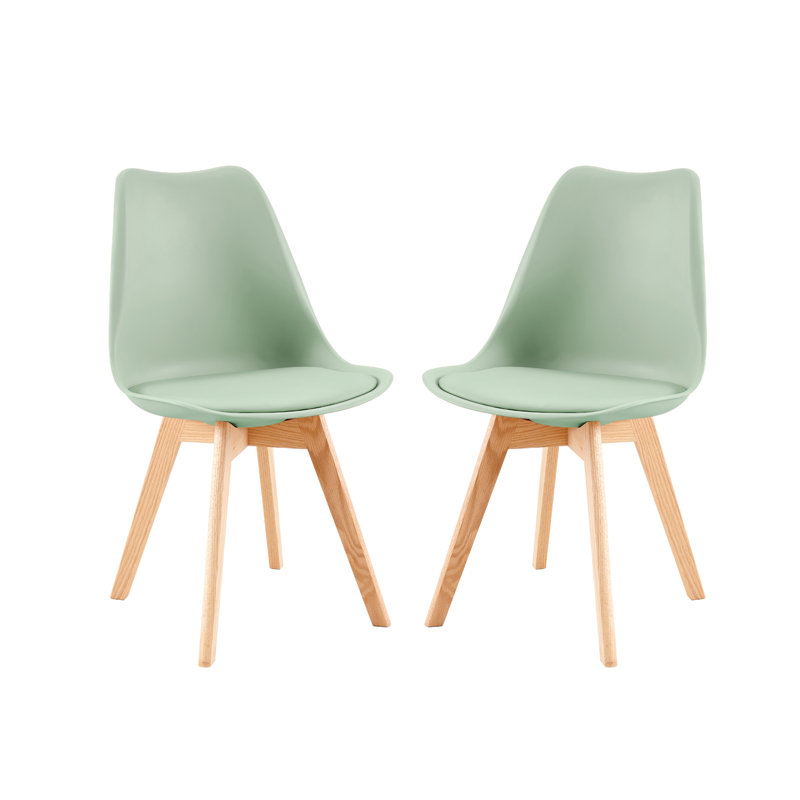 Nero Upholstered Dining Chair, Tea Green, 2