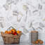 12" x 10" Glass Marble Look Mosaic Wall & Floor Tile