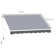 Dakota Fields Polyester Green Cover Retractable Patio Awning