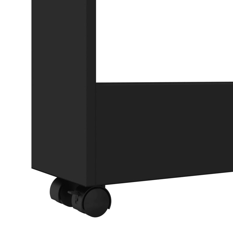 Storage Serving Cart, Black