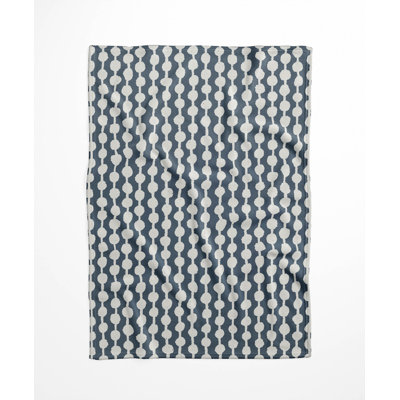 Dot Tied Velveteen Fleece Blanket