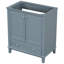 Meuble-lavabo 30 po sans lavabo, base seulement, armoire de salle de bain multifonctionnelle avec portes et tiroir, structure solide et panneau en bois aggloméré-1432911817-1432911816