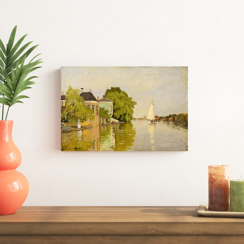 Maisons sur l'Achterzaan, H 12 po x l 18 po x P 1,25 po