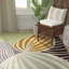Tapis Kelton Authentic touffeté à la main brun chocolat, vert sauge, ocre doré, taupe et crème-24416060