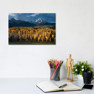 Mt Sneffels in Autumn 1 Piece Wrapped Canvas Wall Art