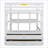Modern Loft Bed with Built-in Desk with Two Drawers, and Storage Shelves and Drawers