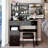 37" Left Drawer Desktop Vanity Table + Cushioned Stool, 2 Ac+2 Usb Socket, Hair Dryer Stand, Large Touch Control Led Sliding Mirror, 3-Color Switch Makeup Dressing Set, Epa, Gcc, Ul Certificate-315572334